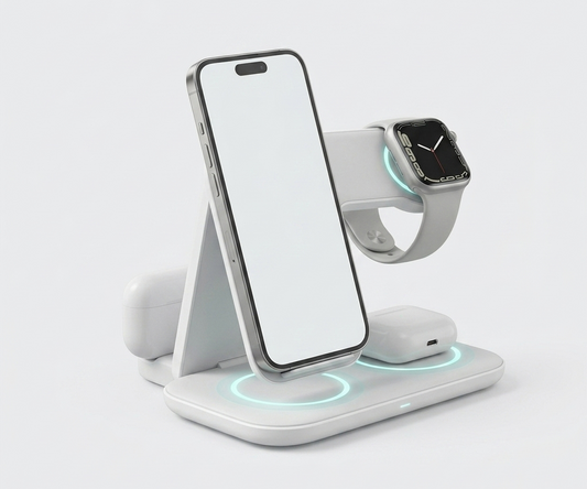 3-in-1 Foldable Wireless Charger – Fast Charging Station