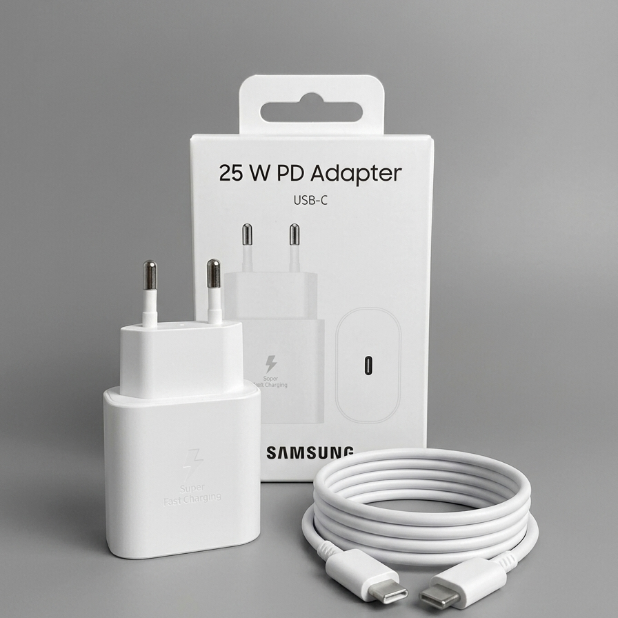 SAMSUNG 25w PD Adapter USB-C/  USB-C (8A)
